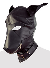 Маска-шлем в виде собаки из мягкого кожзаменителя Dog Mask