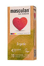 Презервативы Masculan Organic утонченные веганские, 10 шт, прозрачные
