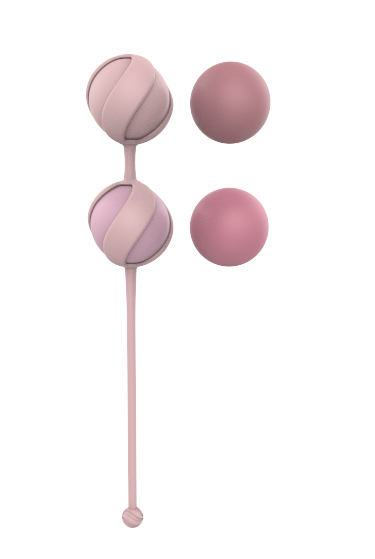 Комплект вагинальных шариков Lola Games Valkyrie, розовый
