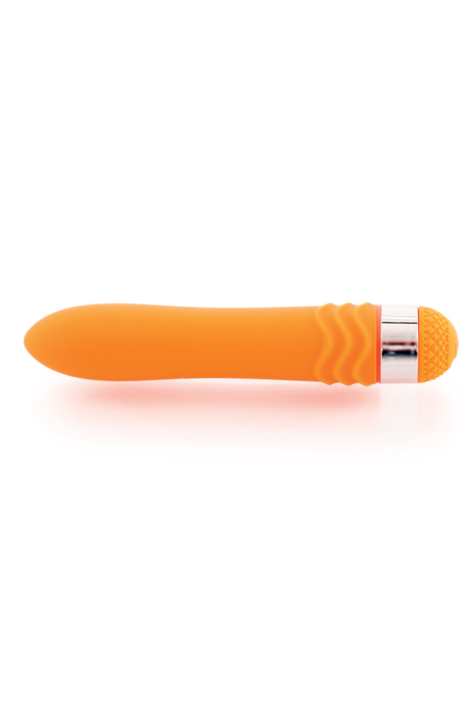 Вибратор SEXUS с волнистым рельефом, оранжевый