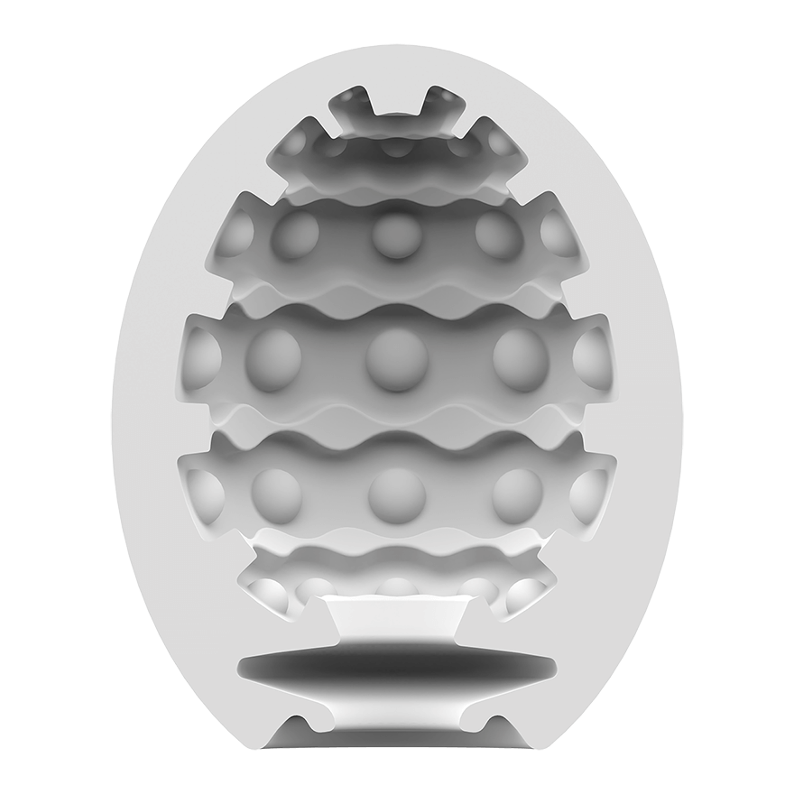Яйцо мастурбатор Satisfyer Bubble с рельефом