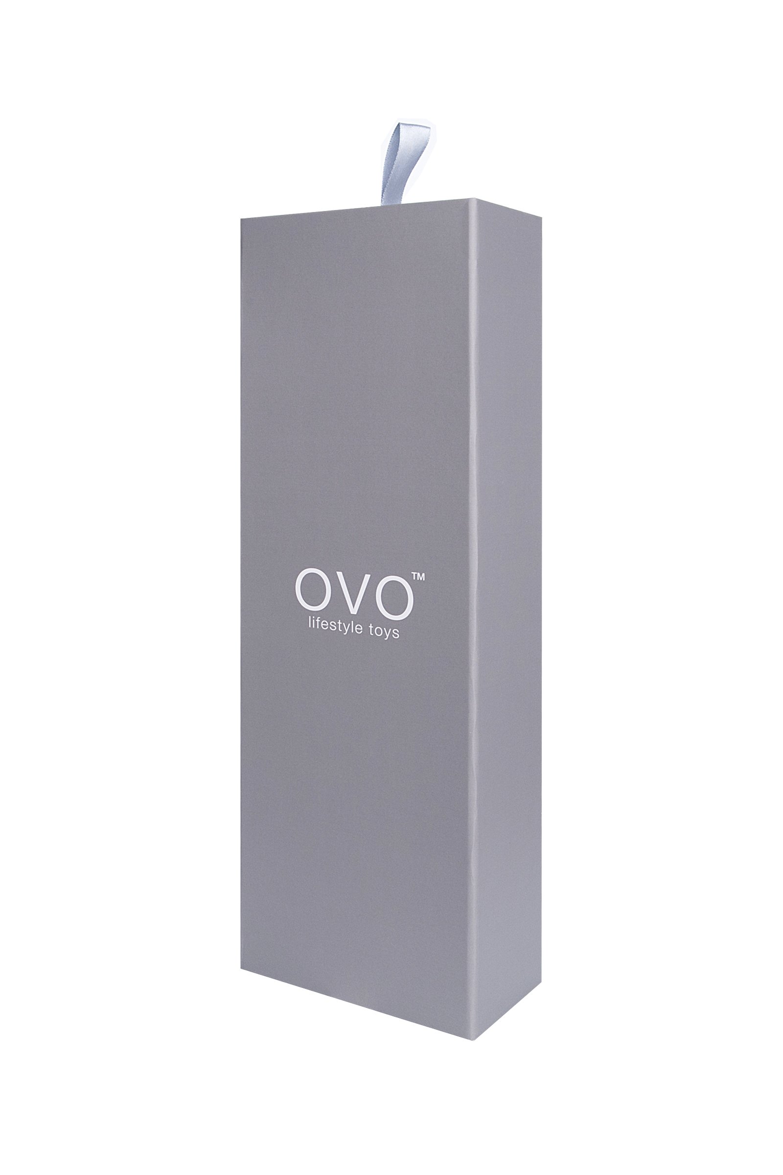 Мультипрограмный вибратор для стимуляции точки G OVO E3, голубой