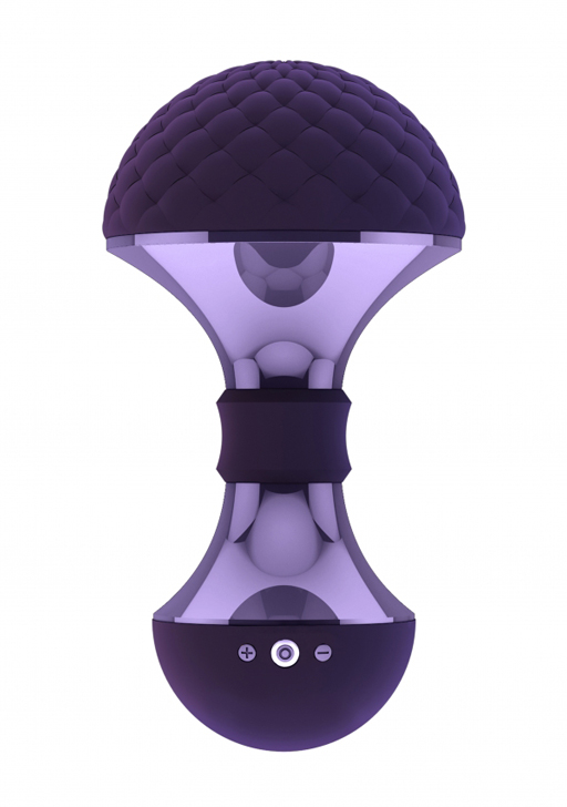 Универсальный вибромассажер Enoki с функцией мгновенный оргазм, фиолетовый