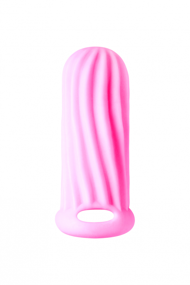 Насадка на пенис для увеличения Lola Games Homme Wide 9-12 см, розовый