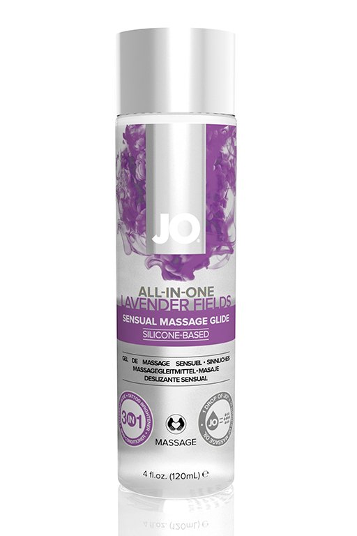Массажный гель-масло JO Oil Massage Glide Lavender, 120 мл