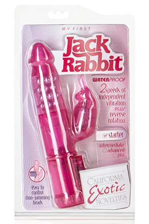 Вибратор My First Jack Rabbit, розовый
