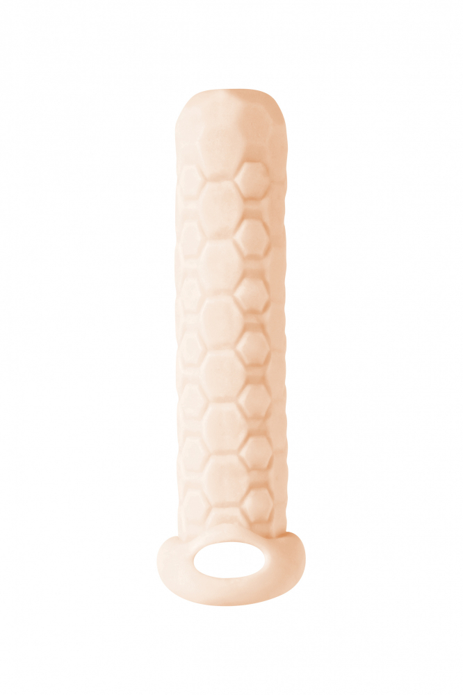 Насадка на пенис для увеличения Lola Games Homme Long 9-12 см, телесный