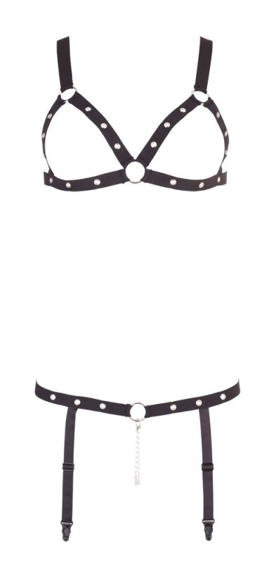 Комплект эластичная сбруя-бикини Bad Kitty Strap Bikini