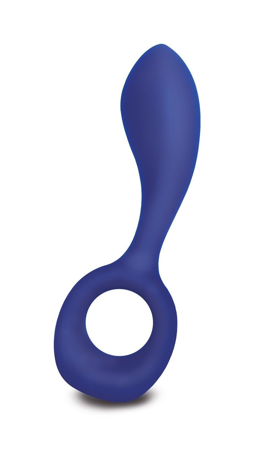 Вибратор двойной Fun Toys анатомический для пары Gpop, фиолетовый