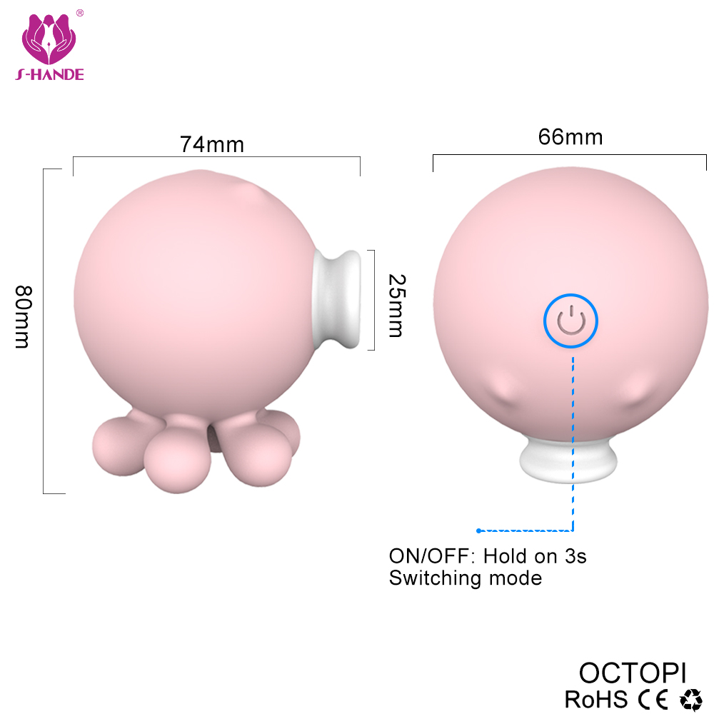 Вакуумный клиторальный стимулятор Octopi Осьминожка