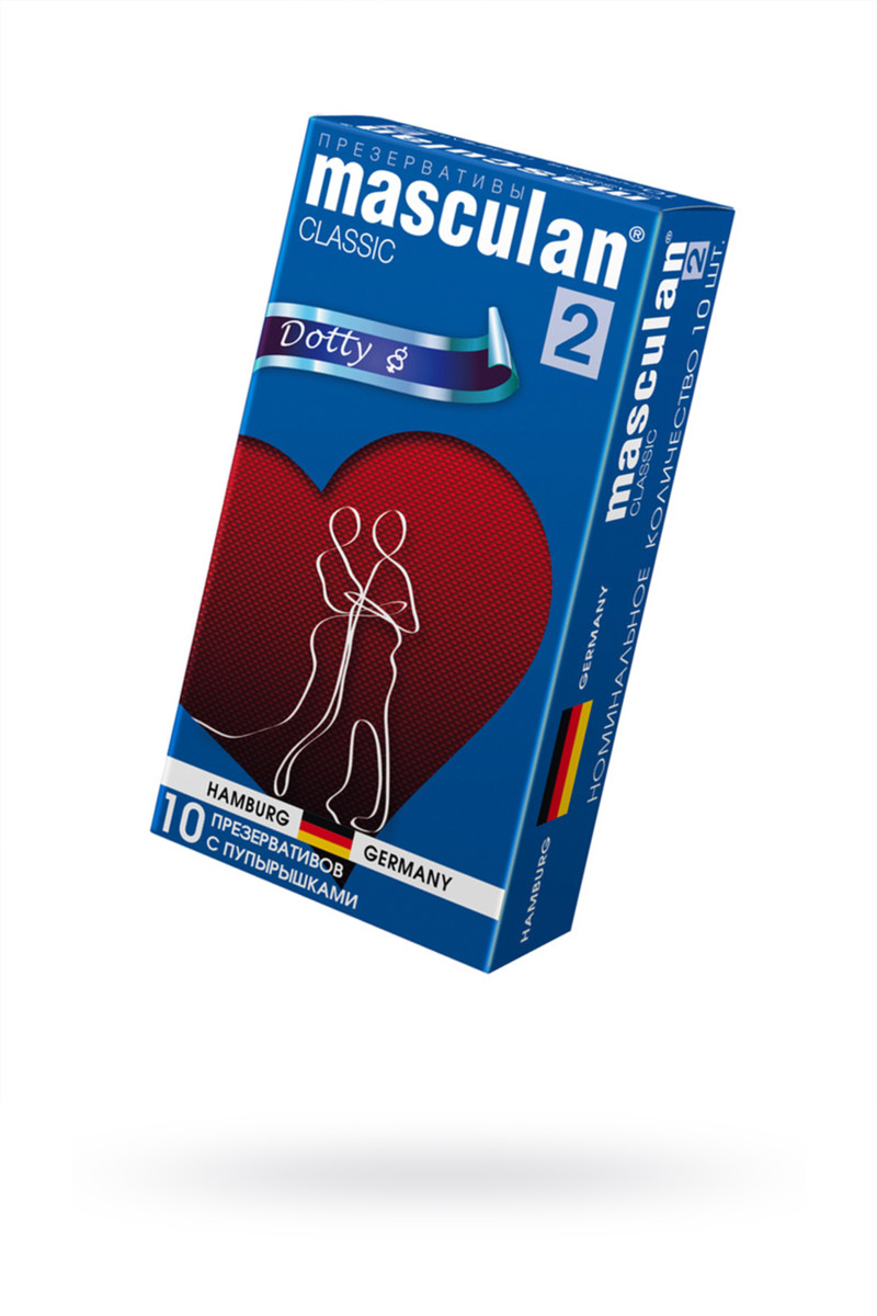 Презервативы Masculan Classic 2 с пупырышками, 10 шт