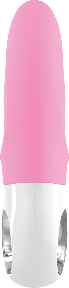 Мини-вибратор премиум класса Miss Bi, 17 см, нежно-розовый