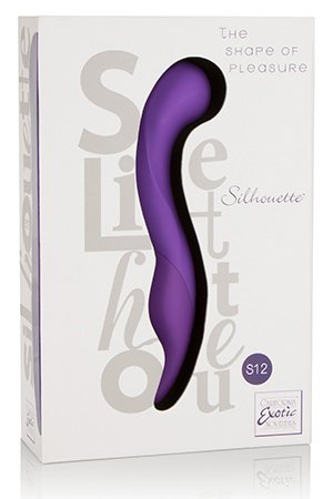 Вибратор точки G Вибромассажер для точки G SILHOUETTE S12, фиолетовый, California Exotic Novelties, США