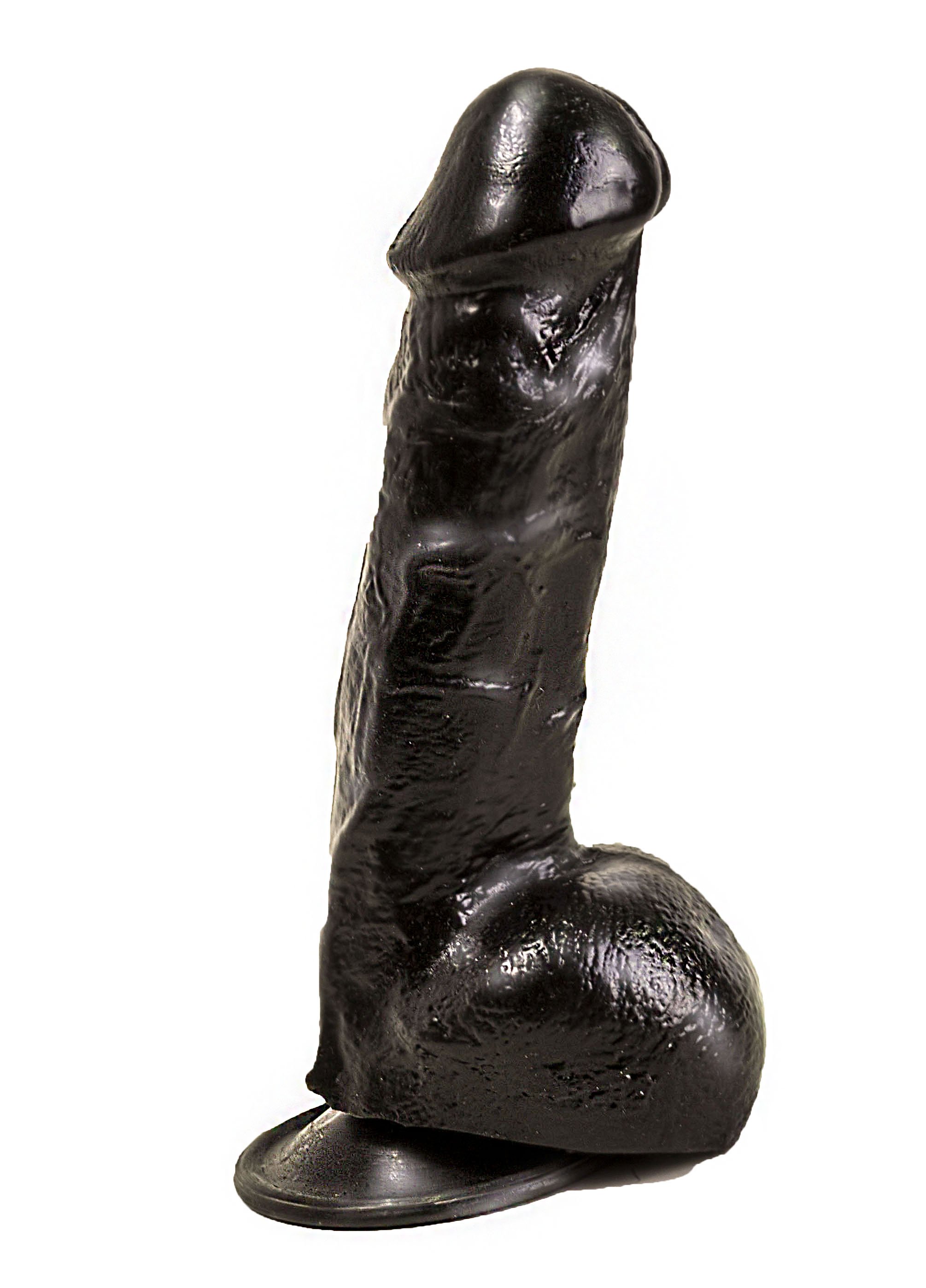 Фаллоимитатор с мошонкой Love Toy черный 17,8 см