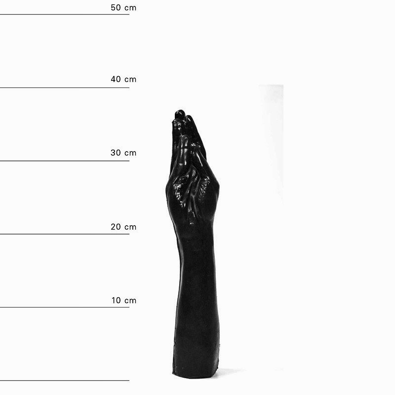 Копия руки для фистинга ALL BLACK, 37 см