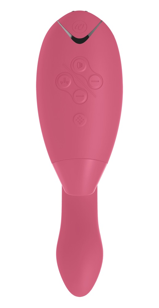 Клиторальный стимулятор Womanizer Duo с технологией Smart Silence, розовый