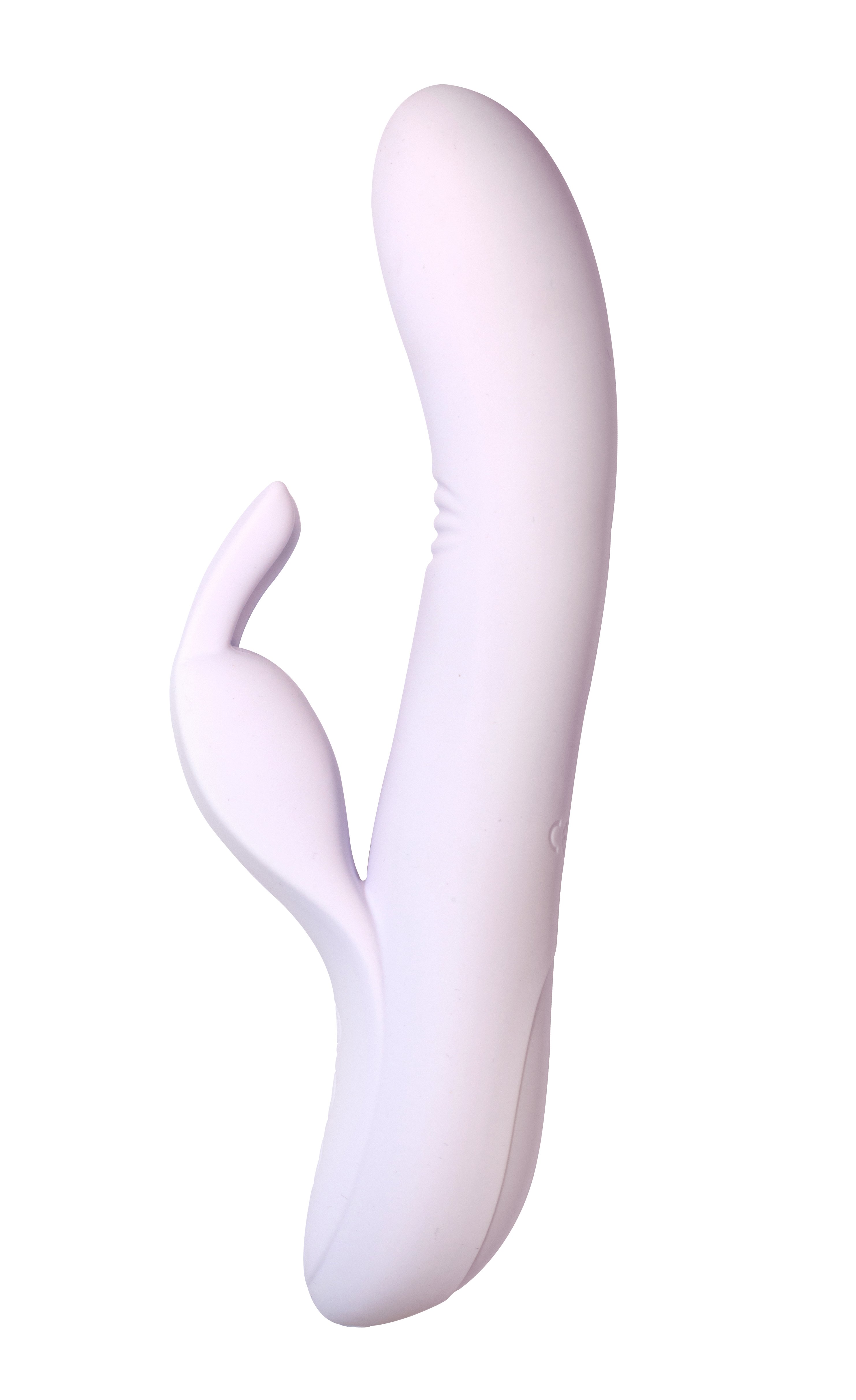 Изогнутый вагинальный вибратор White Rabbit, белый, 20,5 см