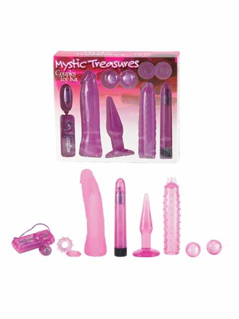 Gopaldas Mystic Treasures розовый эротический набор с вибрацией