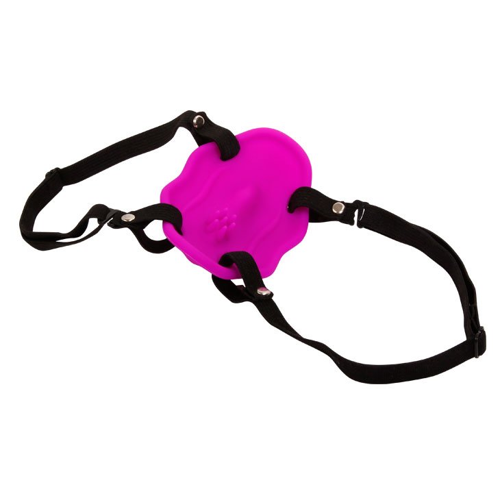 Клиторальный стимулятор Love Rider на резинках, розовый, 10 см