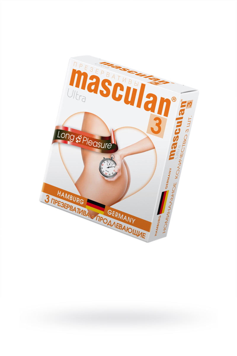 Презервативы Masculan Ultra 3 продлевающие, 3 шт