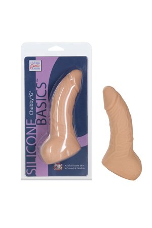 Фаллос Silicone Basics Chubby G силиконовый, телесный, 14 см
