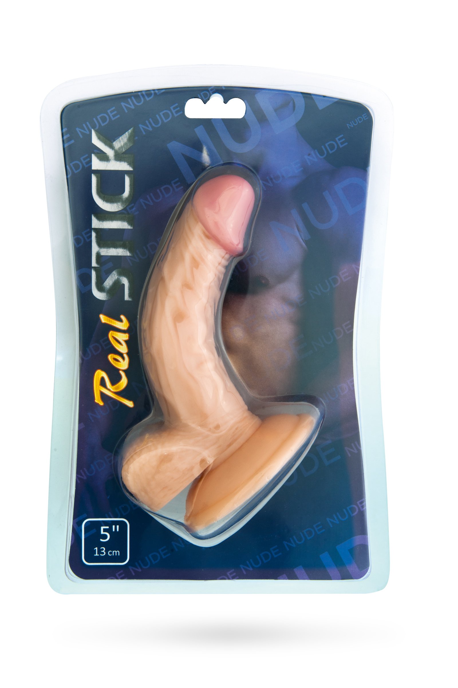 Фаллос-реалистик с присоской, RealStick Nude, ToyFa, 13 см