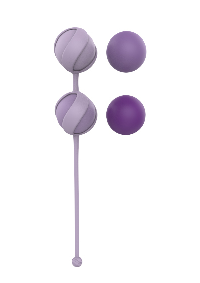 Комплект вагинальных шариков Lola Games Valkyrie, фиолетовый