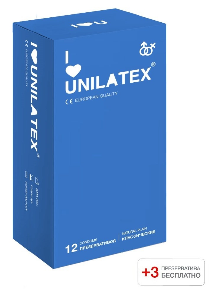 Классические презервативы Unilatex Natural
