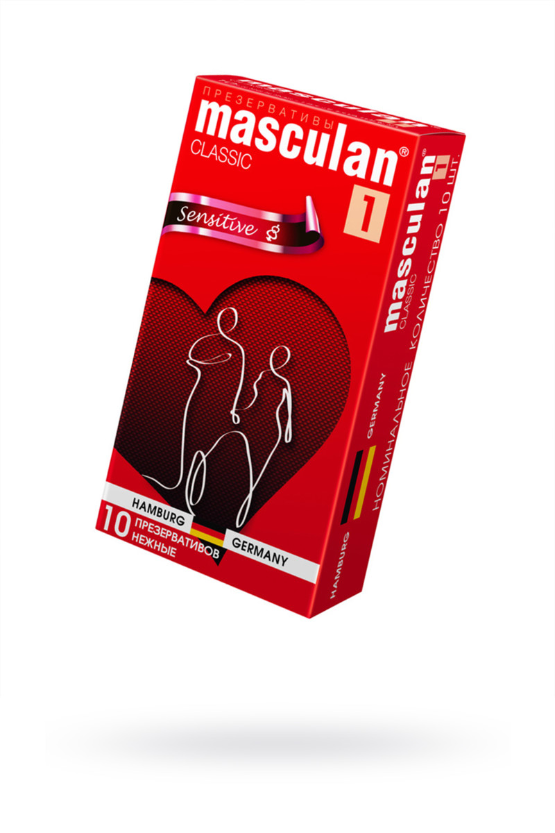 Классические презервативы Masculan Classic 1 нежные, 10 шт