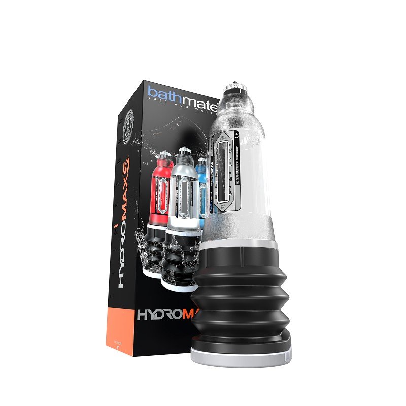 Гидропомпа для мужчин HYDROMAX-5, 13 см, прозрачная