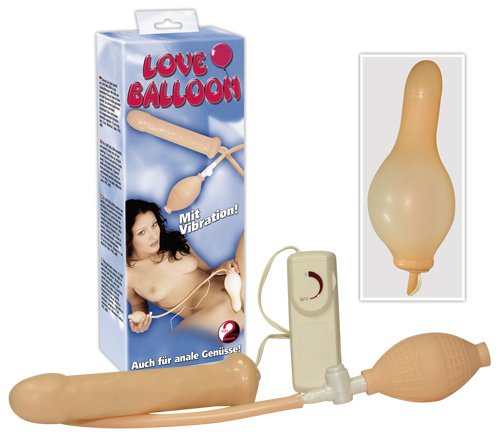 Реалистик реалистичный вибратор с грушей love balloon - orion, 17 см, Orion Toys, Германия