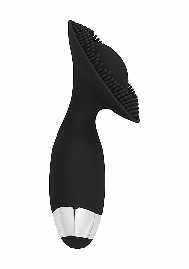 Вибратор необычной форму с усиками Lace, 10 режимов, черный