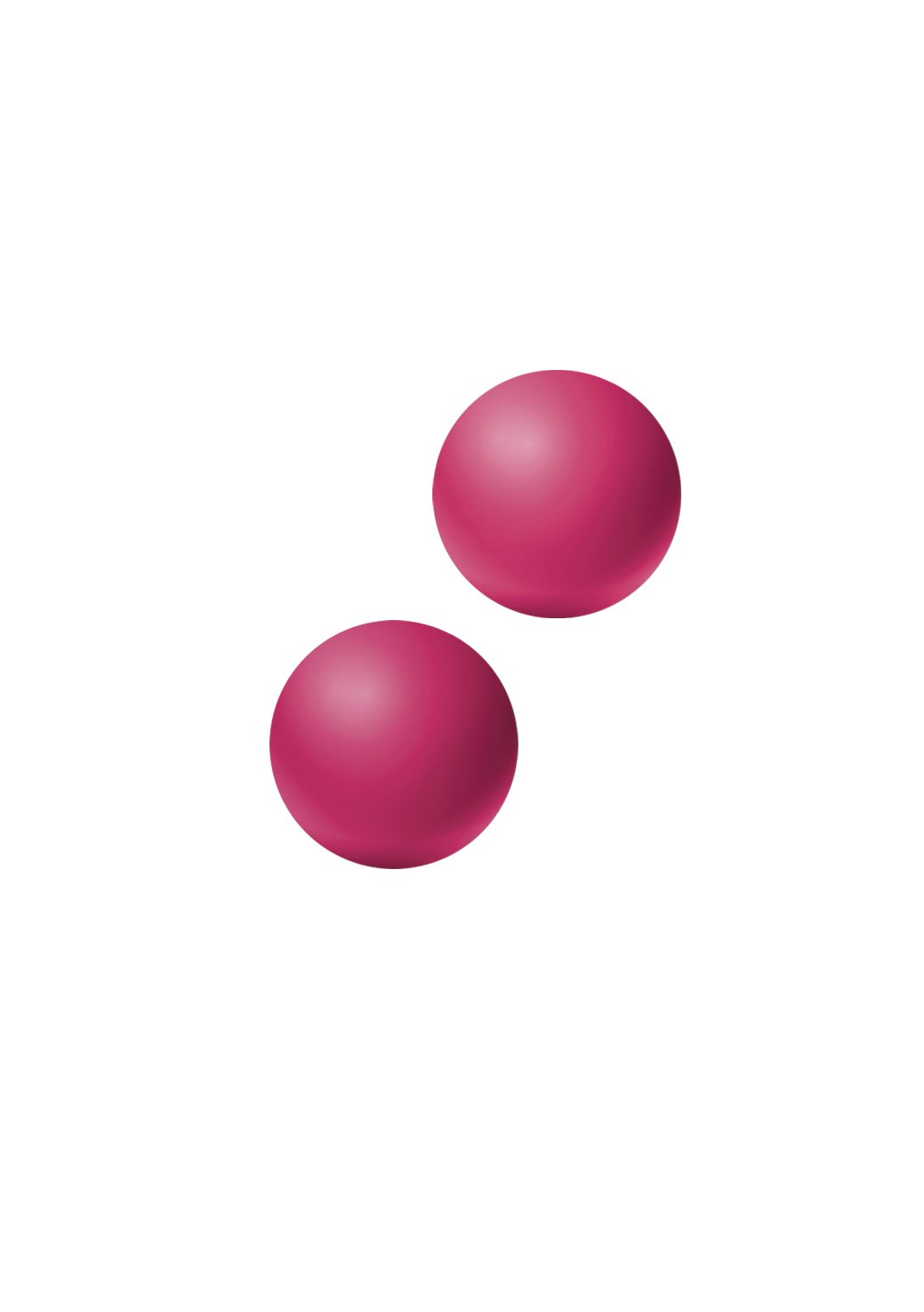 Вагинальные шарики Lexy без сцепки для укрепления мышц размер М, розовые