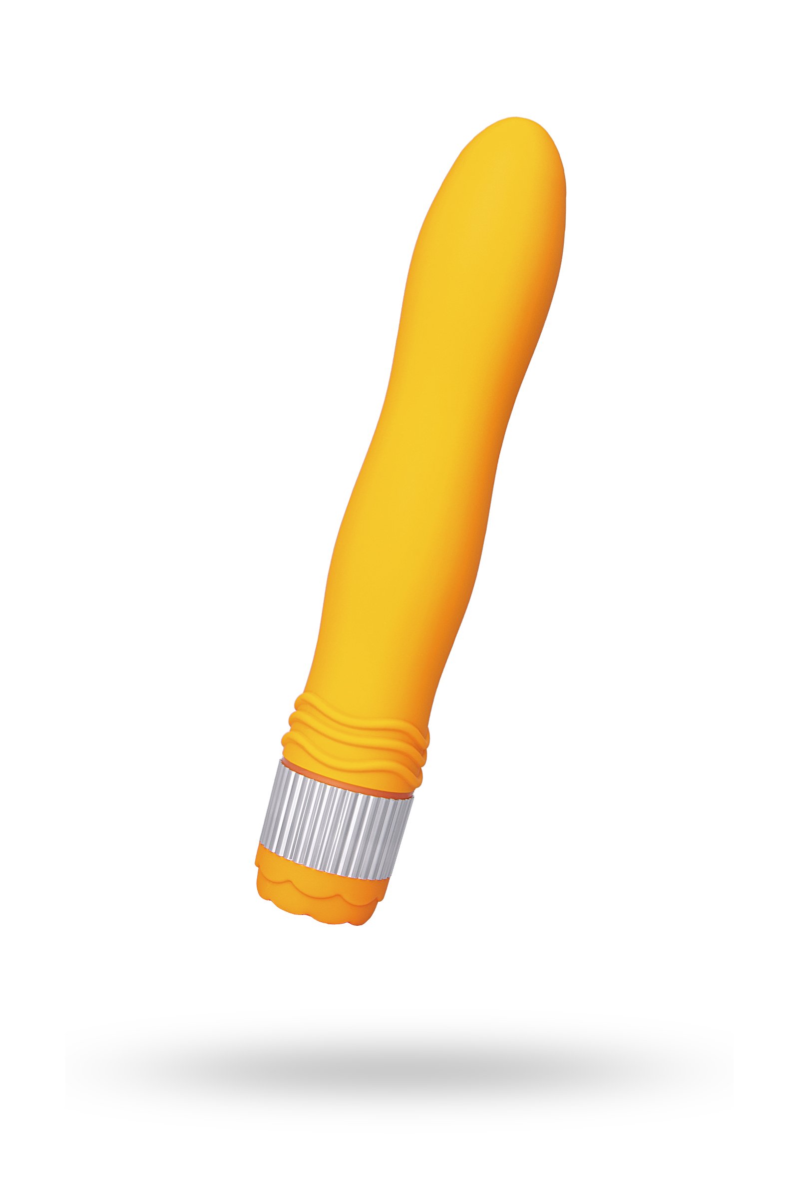 Вибратор SEXUS для комфортного глубокого проникновения, 21.5 см, оранжевый