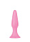 Анальный стимулятор с расширением к низу SILKY BUTTPLUG, розовый