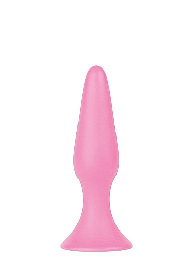 Анальный стимулятор с расширением к низу SILKY BUTTPLUG, розовый