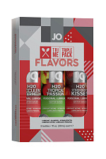 Подарочный набор ароматизированных гелей JO Tri-Me Triple Pack-Flavors, 3х30 мл