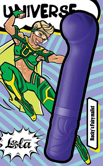 Мини вибратор Universe Rocky’s Fairy Mallet, синий