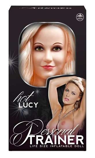Кукла надувная телесного цвета с вибрацией Hot Lucy, Orion