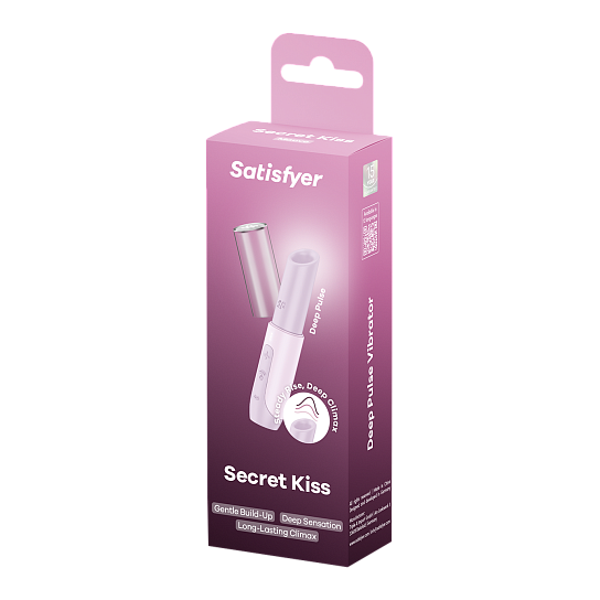 Вакуумный стимулятор клитора Satisfyer Secret Kiss 3D Air Pulse, 30 режимов