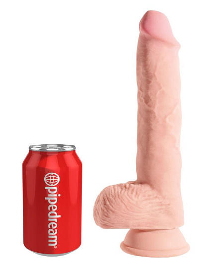 Фаллоимитатор на присоске Тройная плотность King Cock Plus 10 Triple 20,3 см