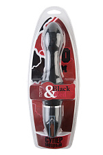 Супер мощный вибратор для фистинга, ToyFa Black & Red, черный