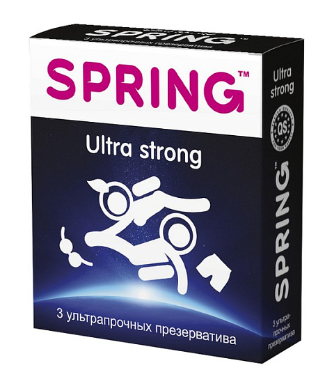 Презервативы особо прочные Spring Ultra Strong, №3