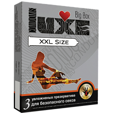 Универсальный презерватив Luxe Big Box XXL из натурального латекса со смазкой