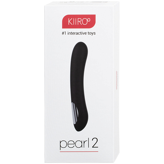 Вибратор Kiiroo Pearl 2, 9 режимов стимуляции, интерактивный, черный