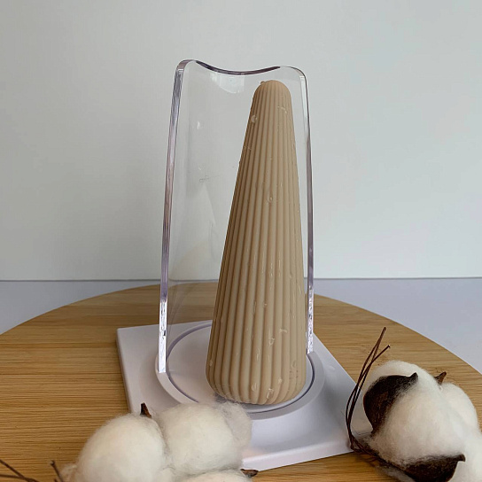 Мини-вибратор пирамидка Magic Vibe, бежевый