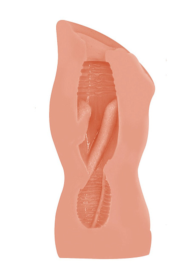 Карманный мастурбатор MAGAZINE 18 в виде вагины молодой девушки