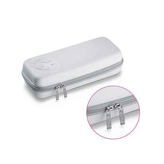 Вибратор с электростимулятором BON APARTE с дополнительным отростком, сливовый