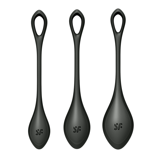 Набор вагинальных шариков Satisfyer Yoni Power 2, черный
