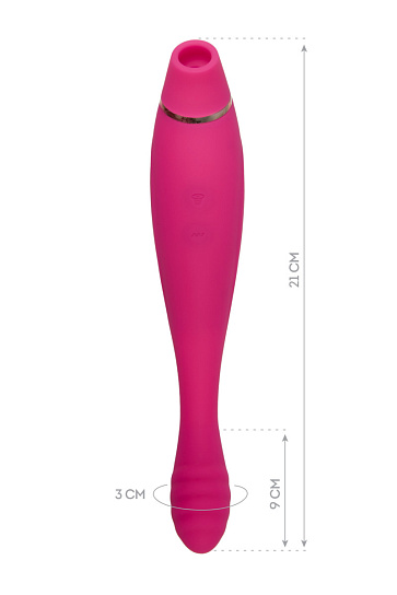 Многофункциональный вибратор с вакуум-волновой стимуляцией Jos Danvi